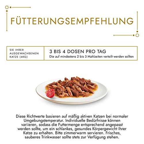 Thumbnail 4 de PURINA GOURMET Gold Délicatesse au bœuf et au poulet, 12 sachets de 85 g 🍽