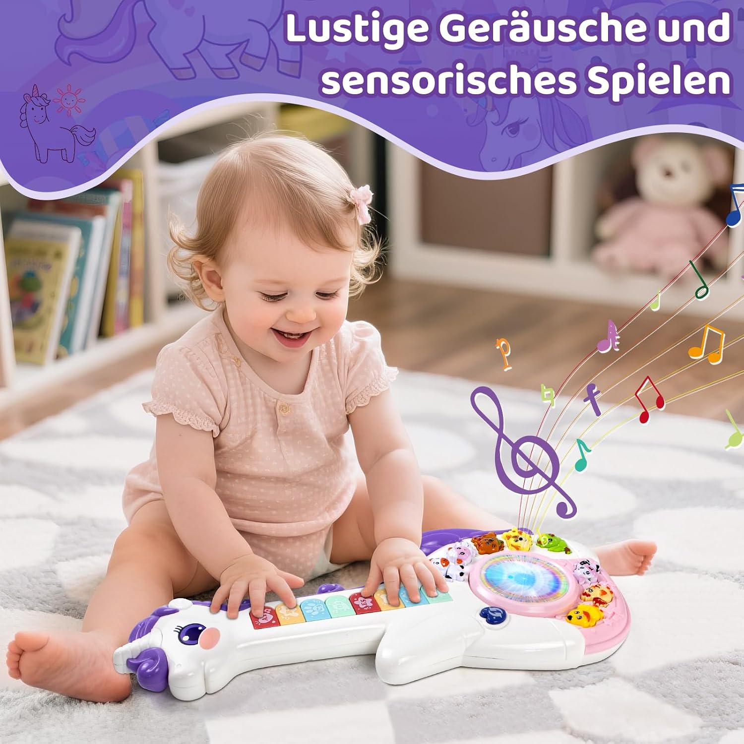 Thumbnail 4 de Musik-Lernspielzeug Gitarre ab 12 Monaten