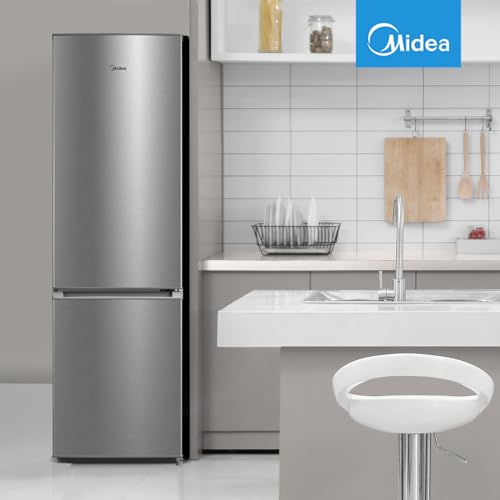 Detalle 2 de Midea MERB276FGE02A 270L: Frigorifero Combinato Total No Frost con All-Around Cooling, Inox