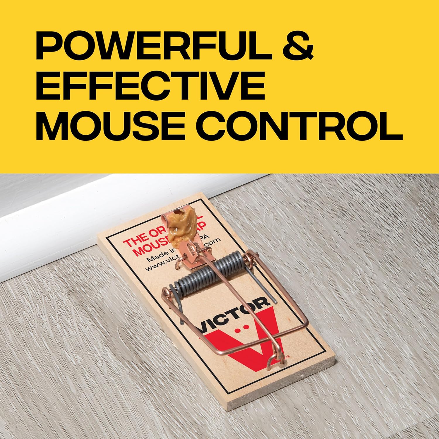 Thumbnail 1 de Victor Metal Pedal Mouse Traps, 12-Pack: Reusable Wooden Snap Traps