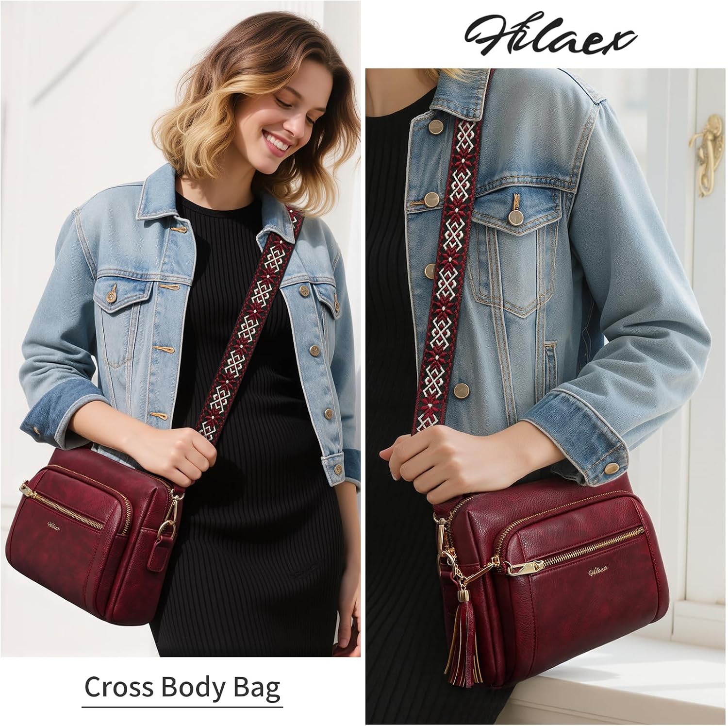 Detalle 2 de HILAEX Women's Cross Body Bag 25cm