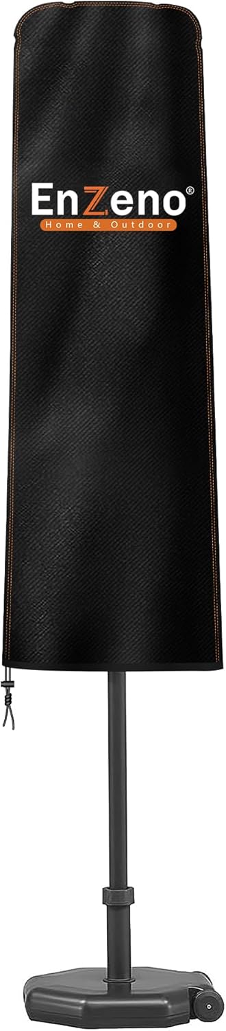 Thumbnail 6 de Enzeno Ampelschirme Schutzhülle für Sonnenschirme 3 bis 4 m (280 x 40/81/50 cm) – wasserdichte Abdeckhaube