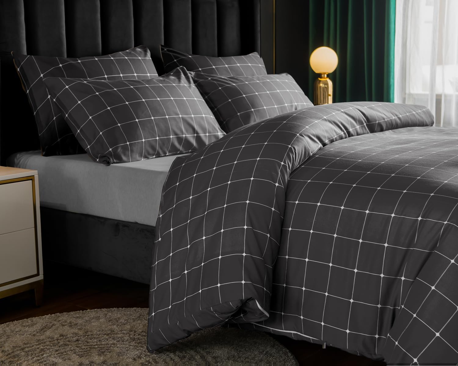 Detalle 2 de Lazzaro King Size Duvet Cover Set 230x220cm