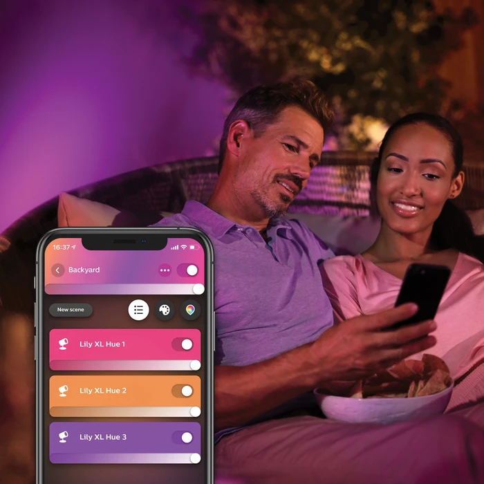 Thumbnail 10 de Philips Hue Lily XL Spießstrahler Doppelpack
