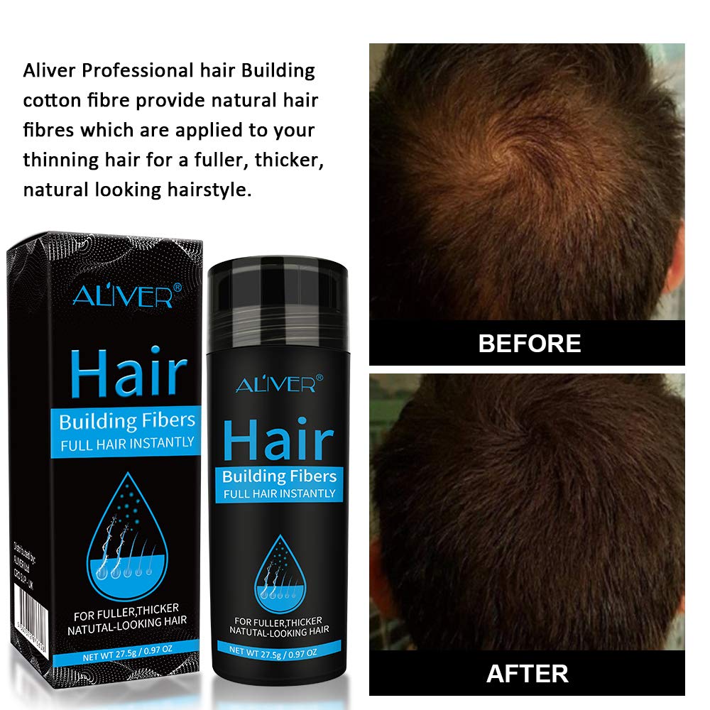 Detalle 2 de Haarpulver Schwarz 27,5G für Haarverdichtung