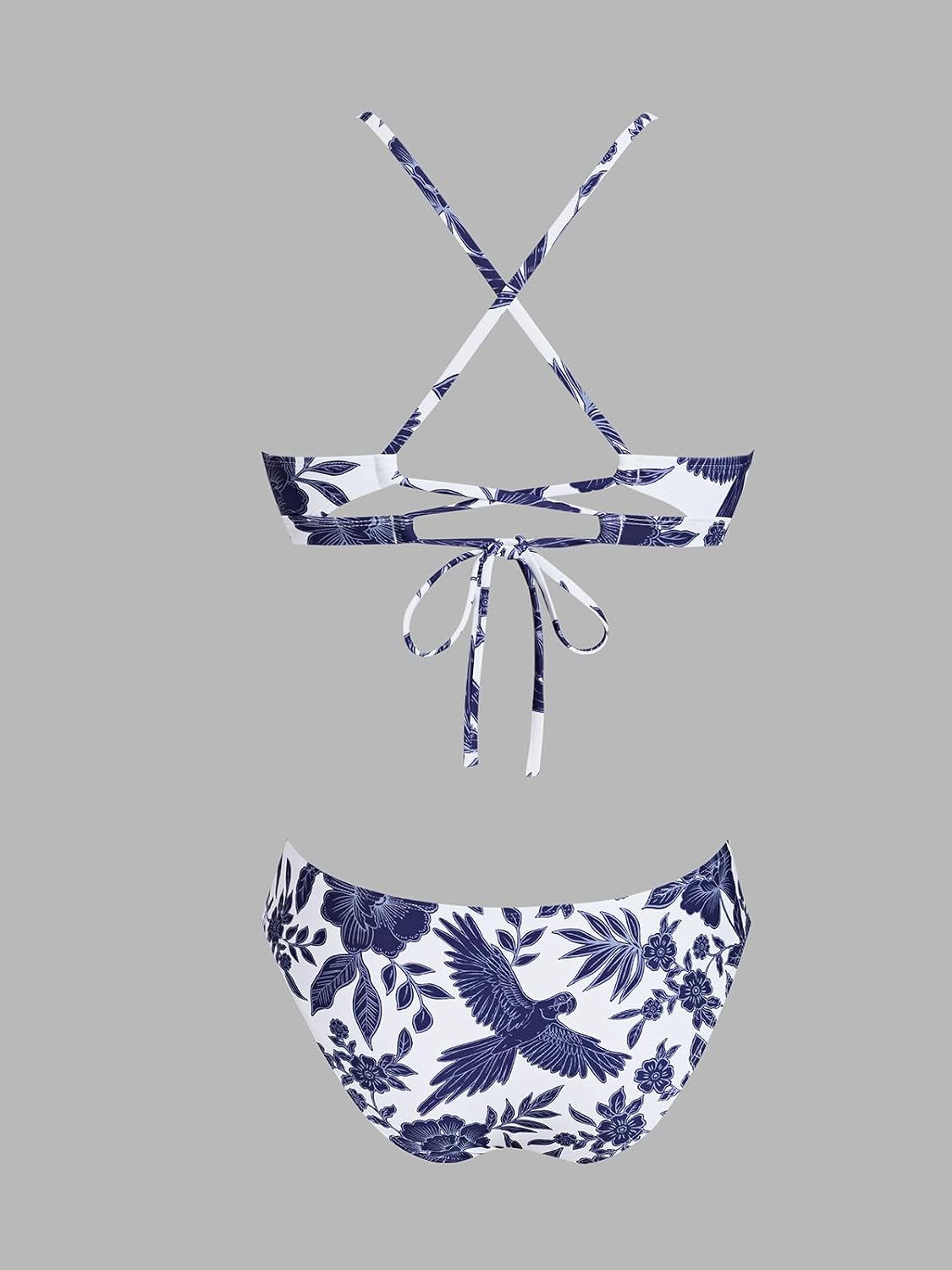 Thumbnail 6 de CUPSHE Damen Bikini Set Kontrastpaspeln