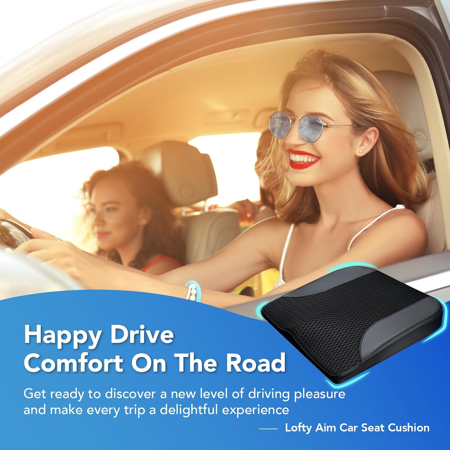 Thumbnail 1 de Lofty Aim Car Seat Cushion 2.5" Boost