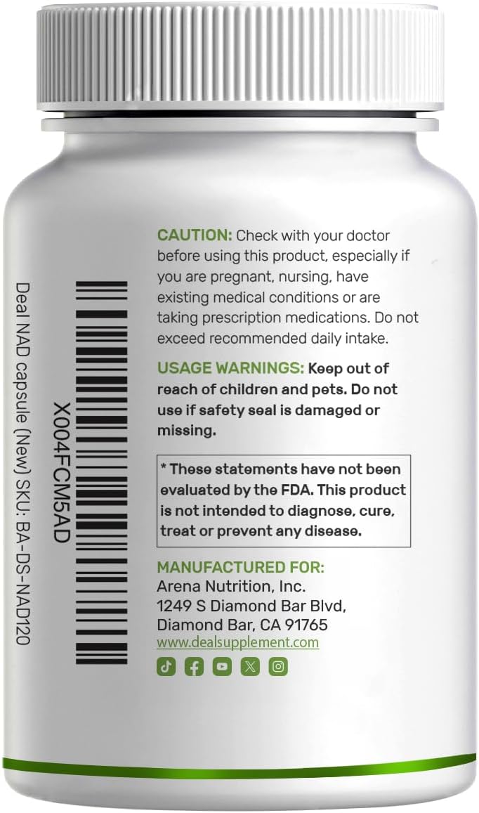 Thumbnail 6 de NAD+ Resveratrol Supplement 1,000 mg