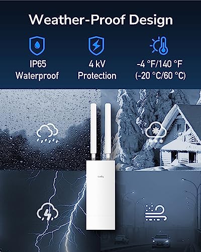 Detalle 2 de Cudy LT500-Outdoor Router 4G LTE 🛰️ IP65 Desmontable