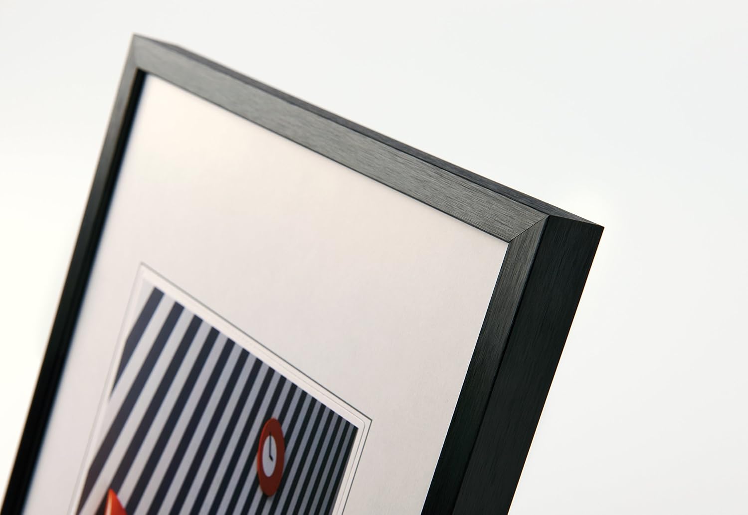 Thumbnail 4 de Cadre photo Walther Design noir 20 x 20 cm en aluminium avec passe-partout