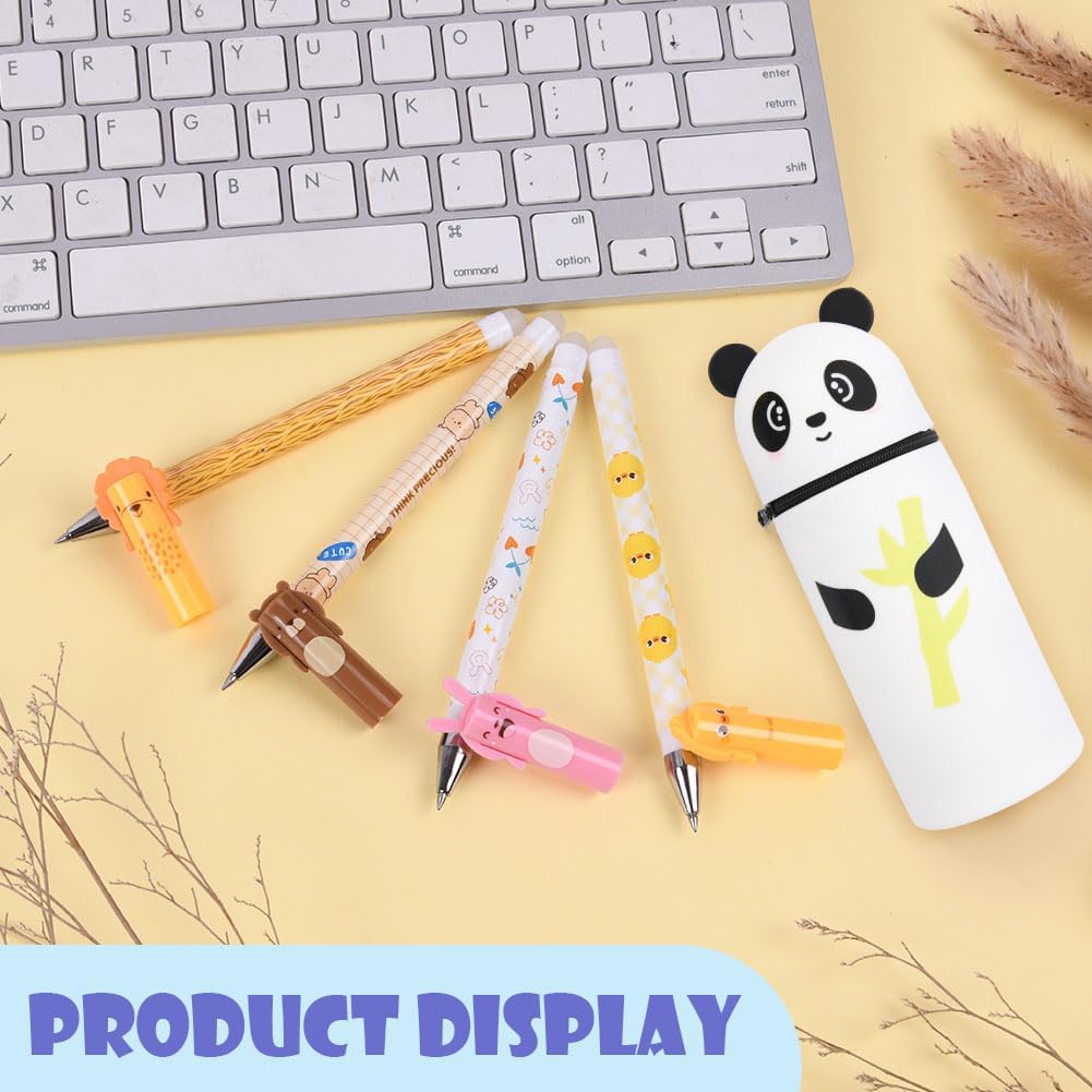 Thumbnail 6 de OFFCUP Astuccio telescopico in silicone Panda per portapenne 2 in 1 con 4 penne cancellabili