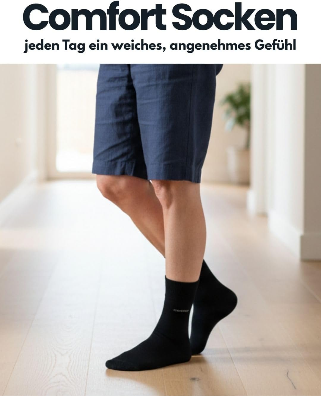 Thumbnail 1 de sockenkauf24 10 Paar Comfort Socken ohne Gummibund & ohne Naht – für Damen & Herren