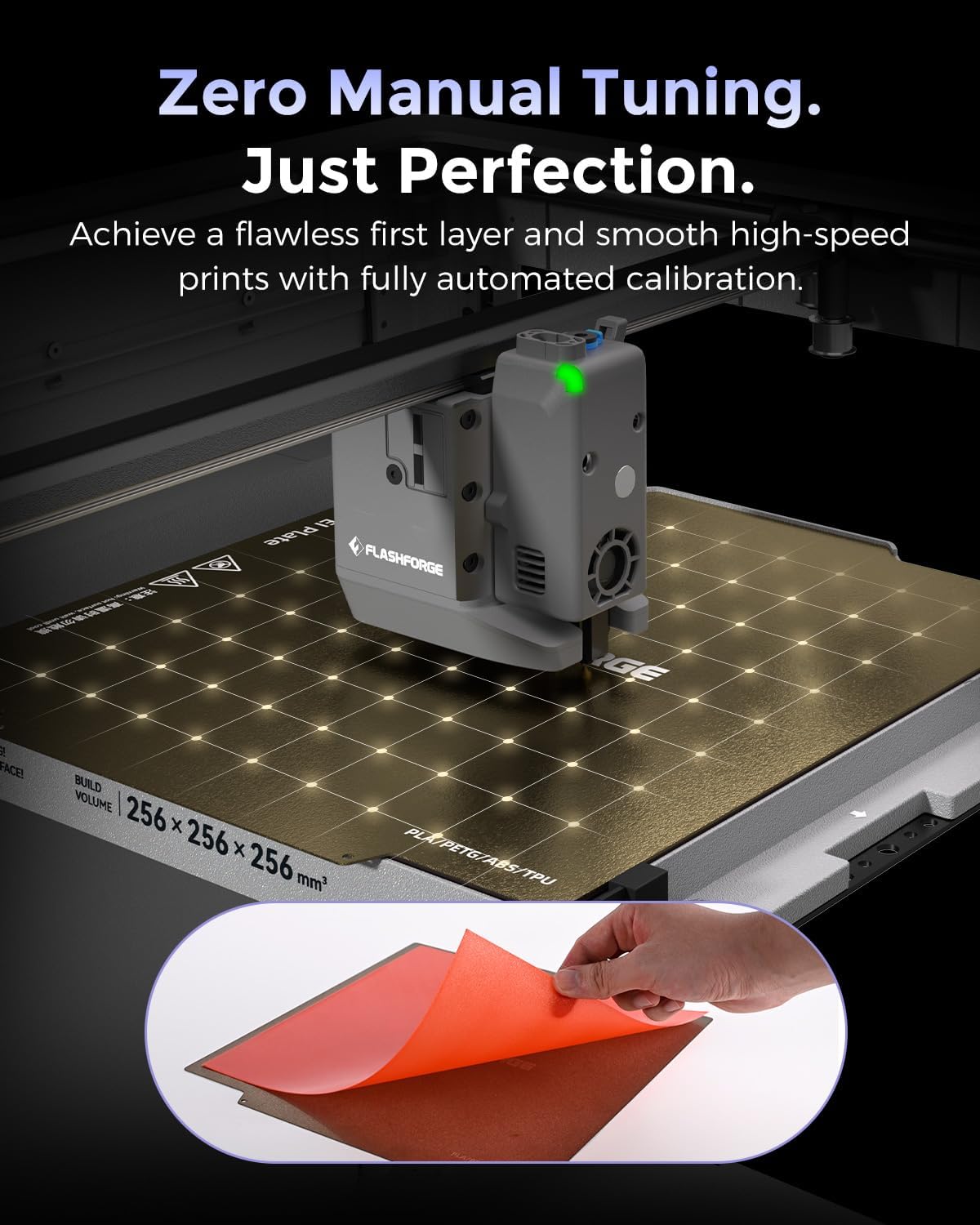 Detalle de FLASHFORGE Creator 5 4-Toolhead Changer 3D Printer: True Multi-Color & Multi-Material Mastery