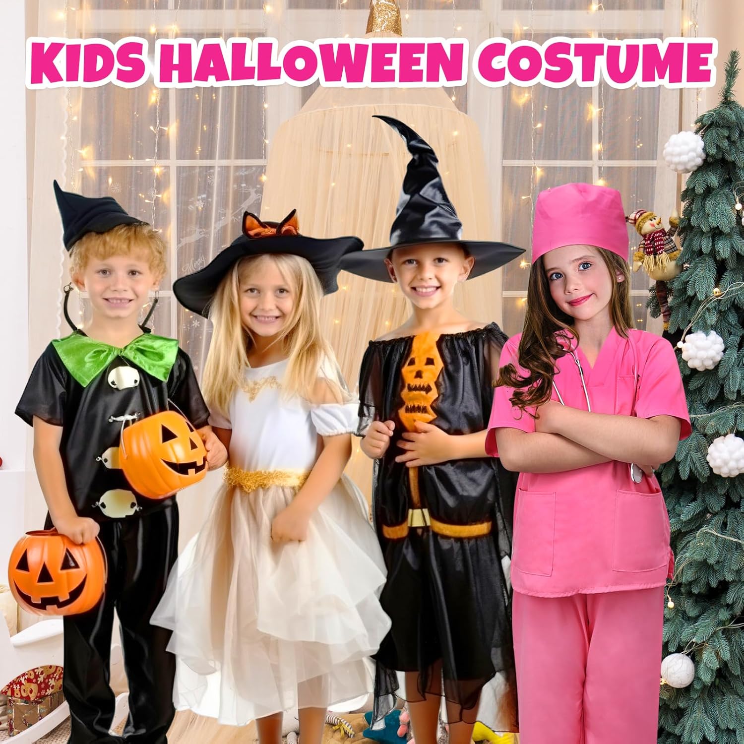 Detalle de LEADSTAR Kids Doctor Costume and Nurse Dress-Up Set for Toddlers and Children