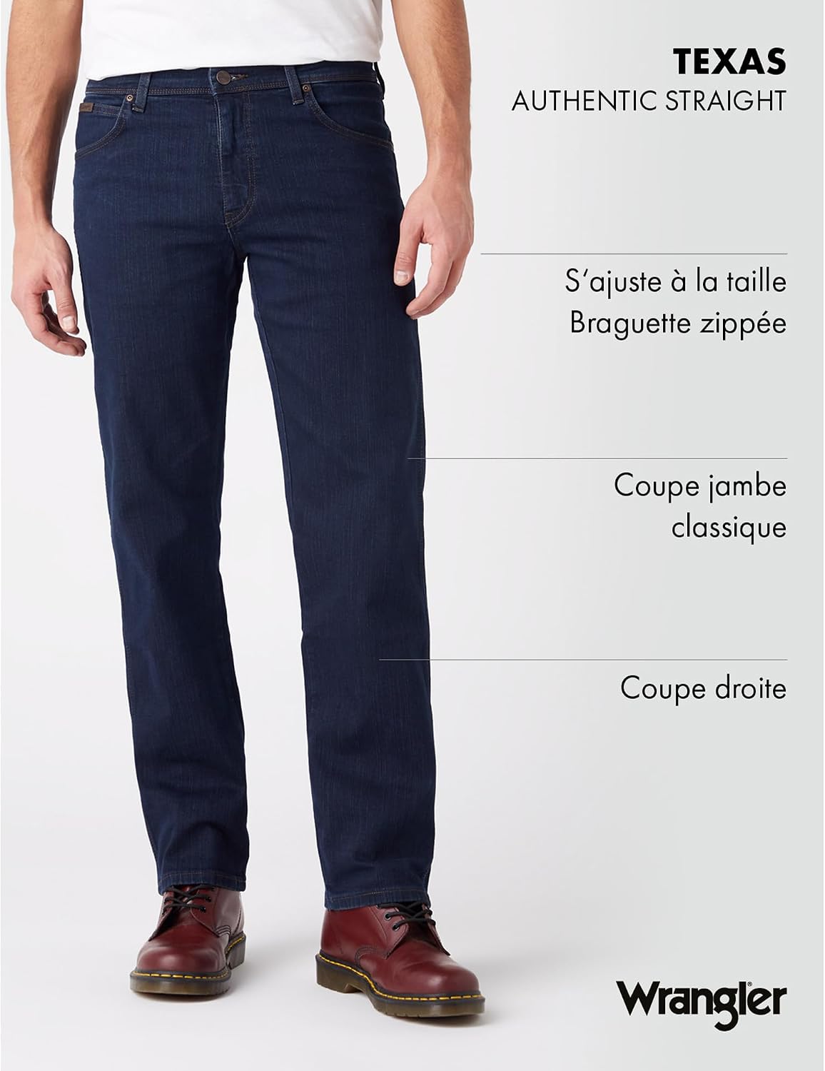 Detalle de Jean Wrangler Trail Trekker Relaxed Fit pour homme