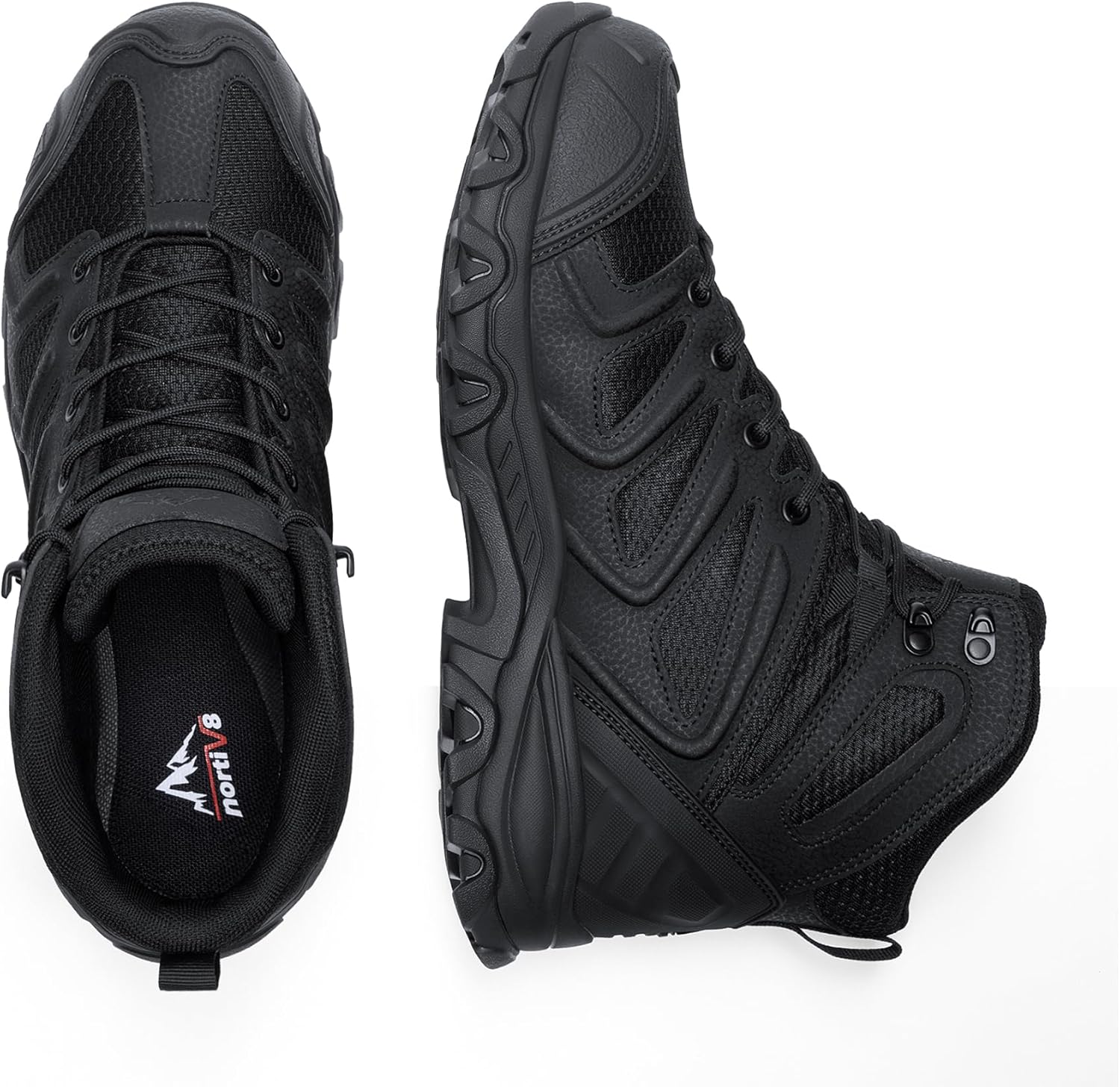 Thumbnail 4 de NORTIV 8 Chaussures de Randonnée Homme Bottines Chaudes Antidérapantes - 160448M