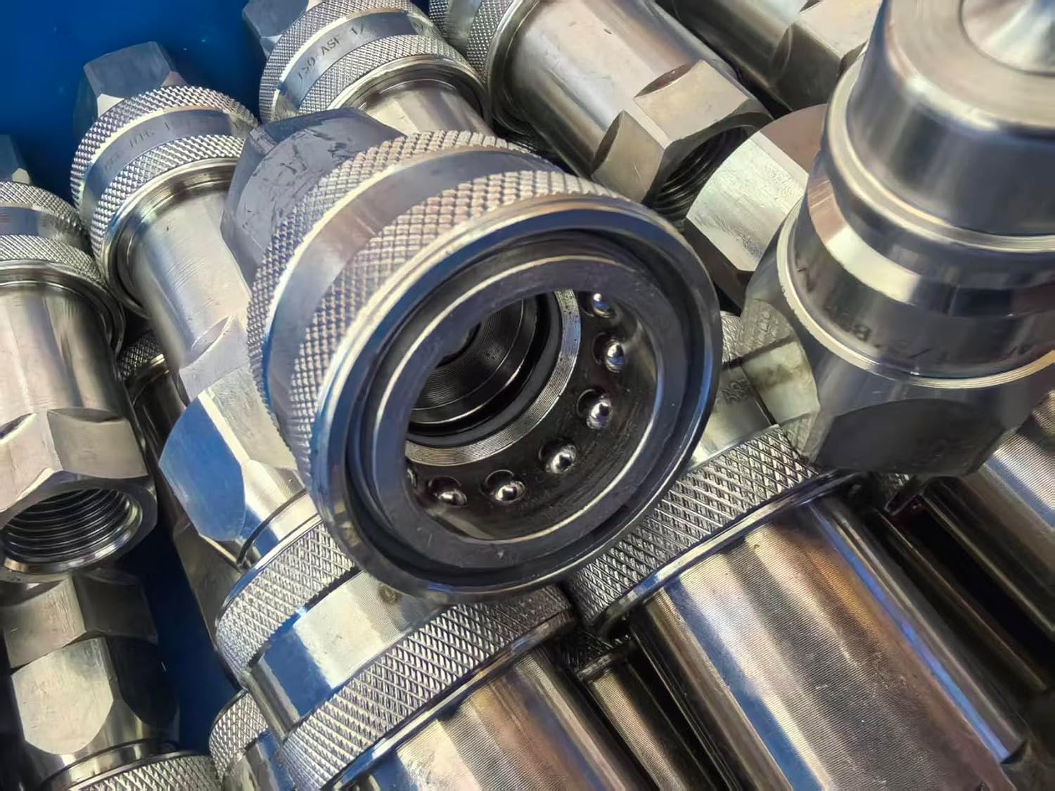 Detalle de QRC-HTC Iso-a 1/2 Inch Bsp Hydraulic Quick Coupler, Carbon Steel, Pressure-Lock