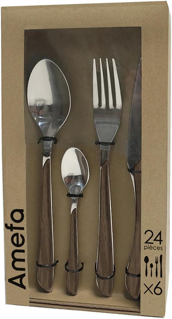 Thumbnail 3 de Eclat Nature - Elegante Cubertería 24 Piezas 🍴