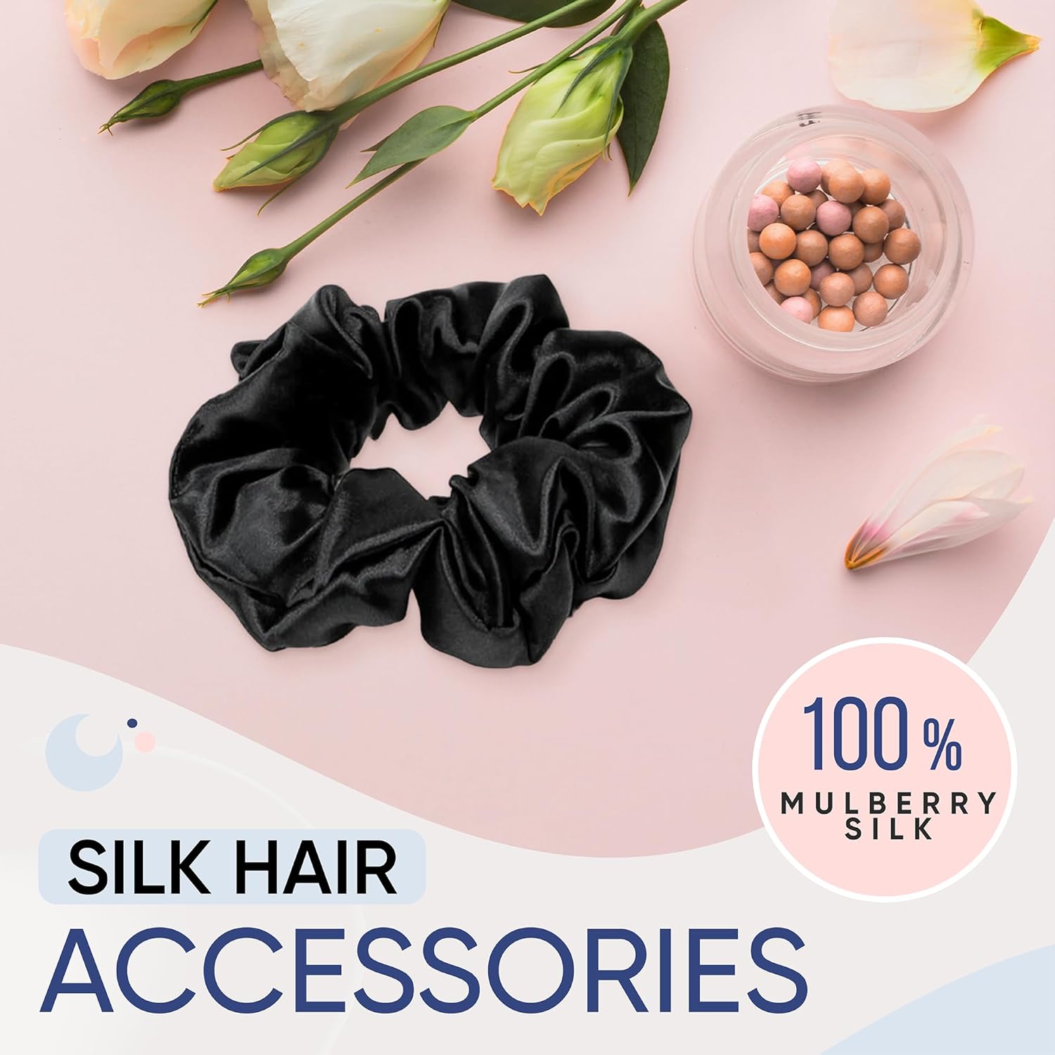 Thumbnail 4 de Blissy Silk Scrunchies 3 Pack 22 Momme