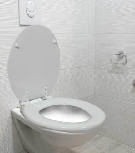 Thumbnail 1 de Marco Paul Interiors White Soft Close Toilet Seat 18" 🚽