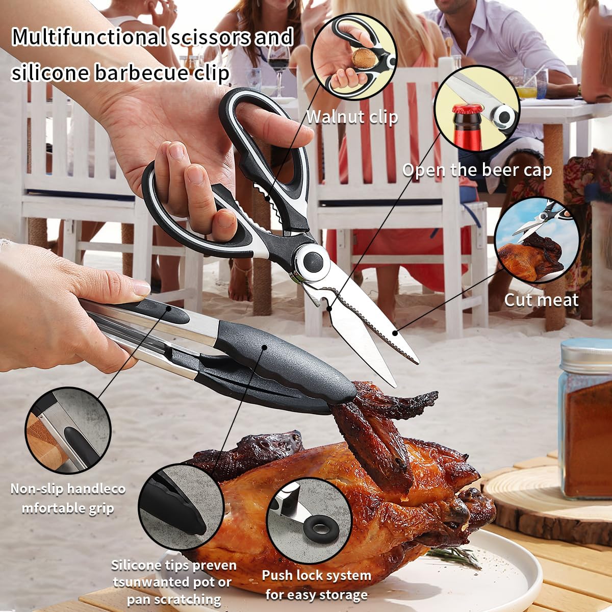 Detalle 2 de Berglander set utensili campeggio 4 persone 🍽