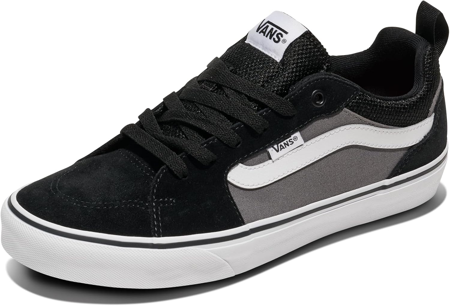 Detalle de Vans Ward Deluxe Sneaker da Uomo in pelle con suola in gomma