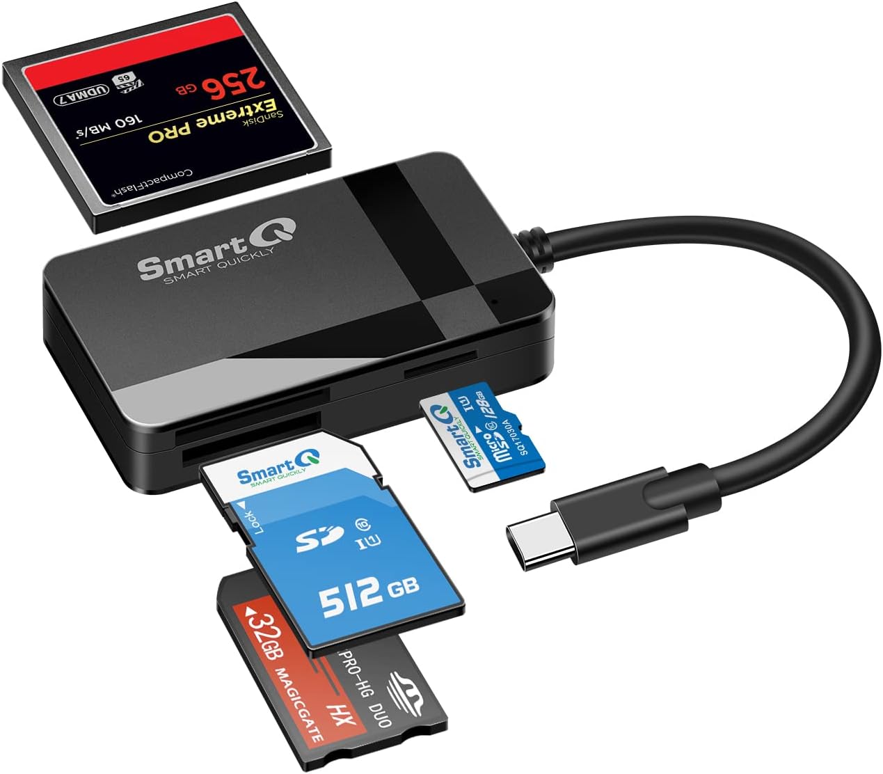 Thumbnail 6 de SmartQ C368 USB 3.0 Card Reader for SD, CF, MS