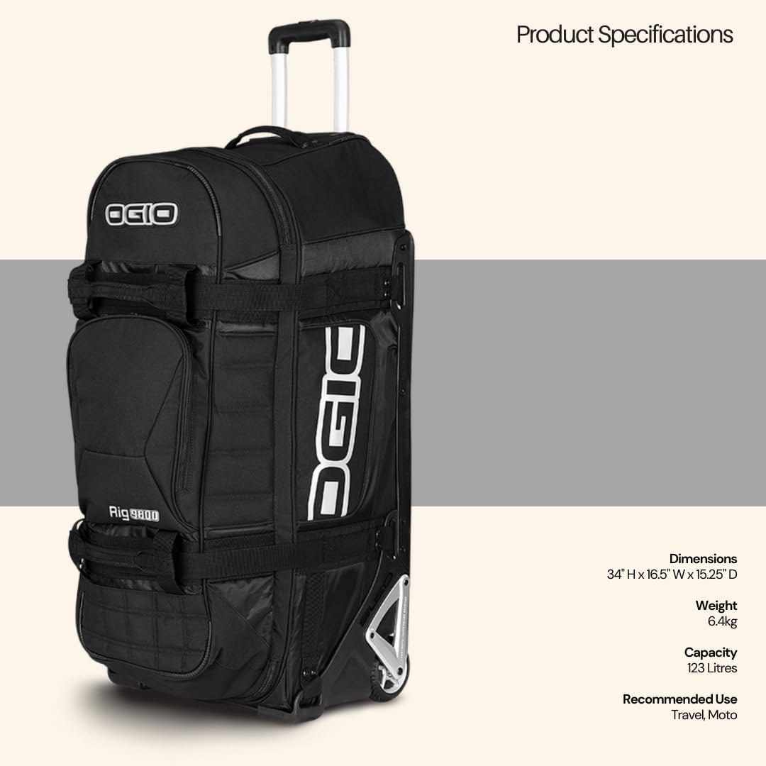 Detalle 2 de OGIO Rig 9800 Trolley: grande capacità e versatilità in viaggio