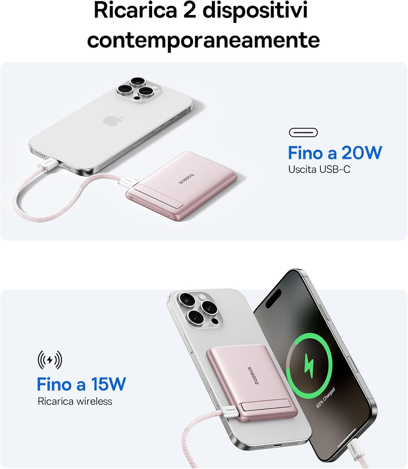 Thumbnail 3 de Baseus MagSafe Power Bank 5000 mAh