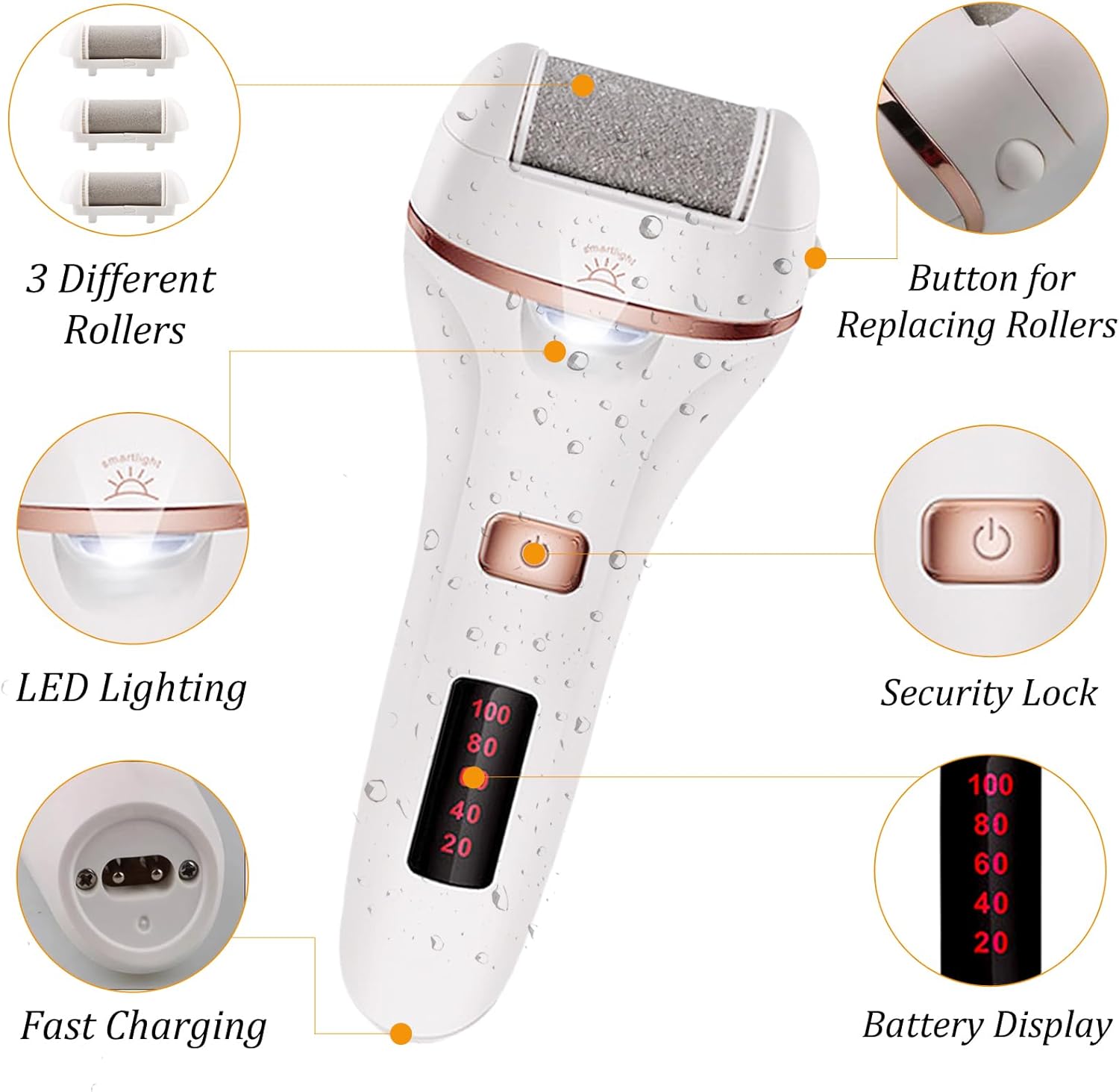 Thumbnail 1 de Professional Electric Pedicure Callus Remover 3️⃣ 🦶