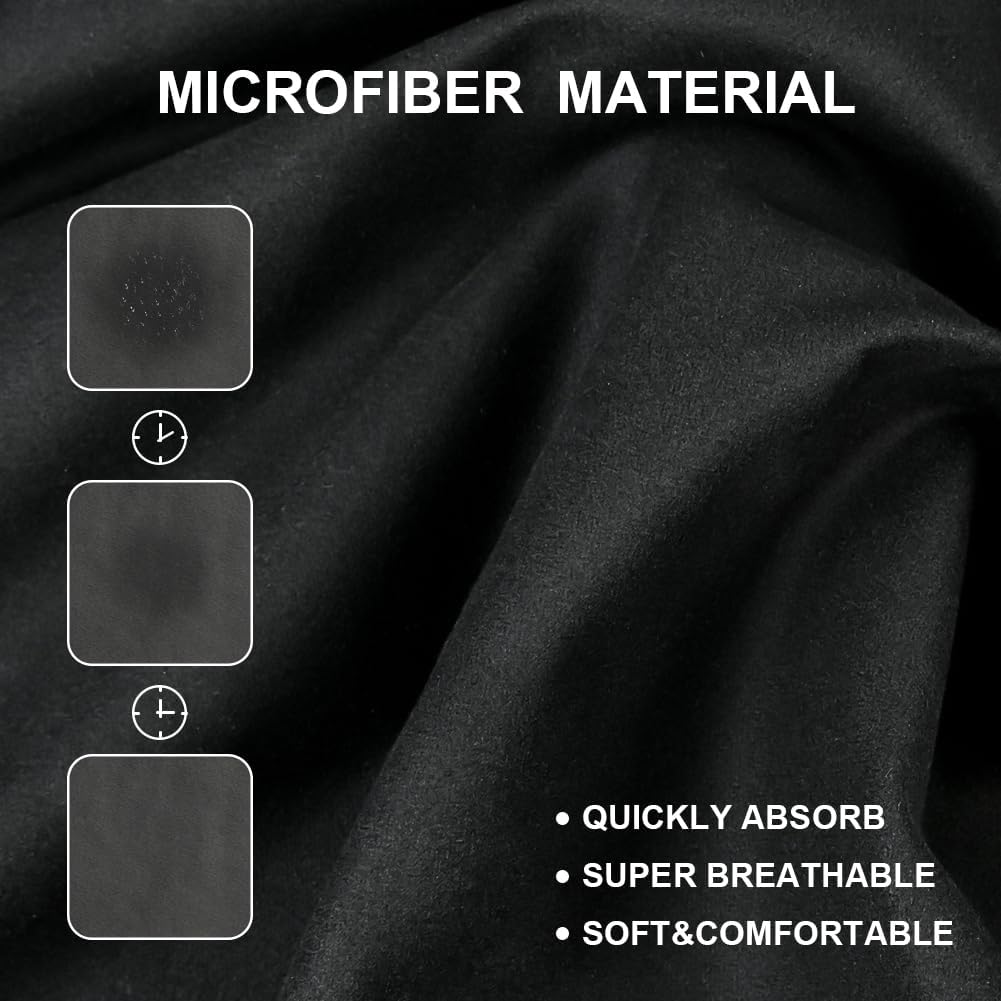 Detalle de Flintronic Changement Peignoir de Bain Changing Towel 110 × 80 cm avec capuche en microfibre