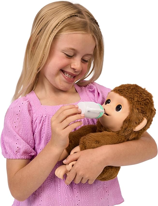 Thumbnail 6 de Little Live Pets My Baby Monkey Mango, 50+ sonidos 🎎