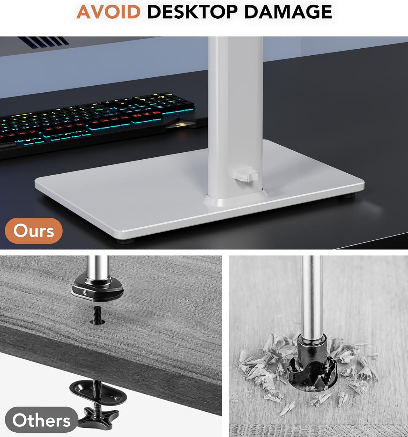 Thumbnail 6 de Single LCD Monitor Stand Riser 35kg