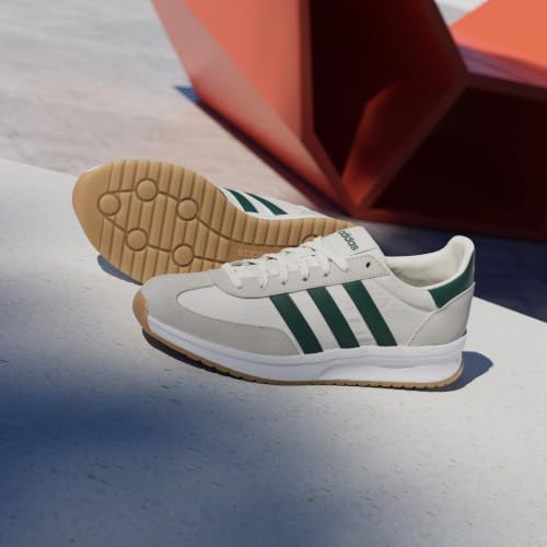 Detalle de adidas Run 70S 2.0 Shoes para Hombre - Core White/Collegiate Green/Off White, 43 1/3 EU
