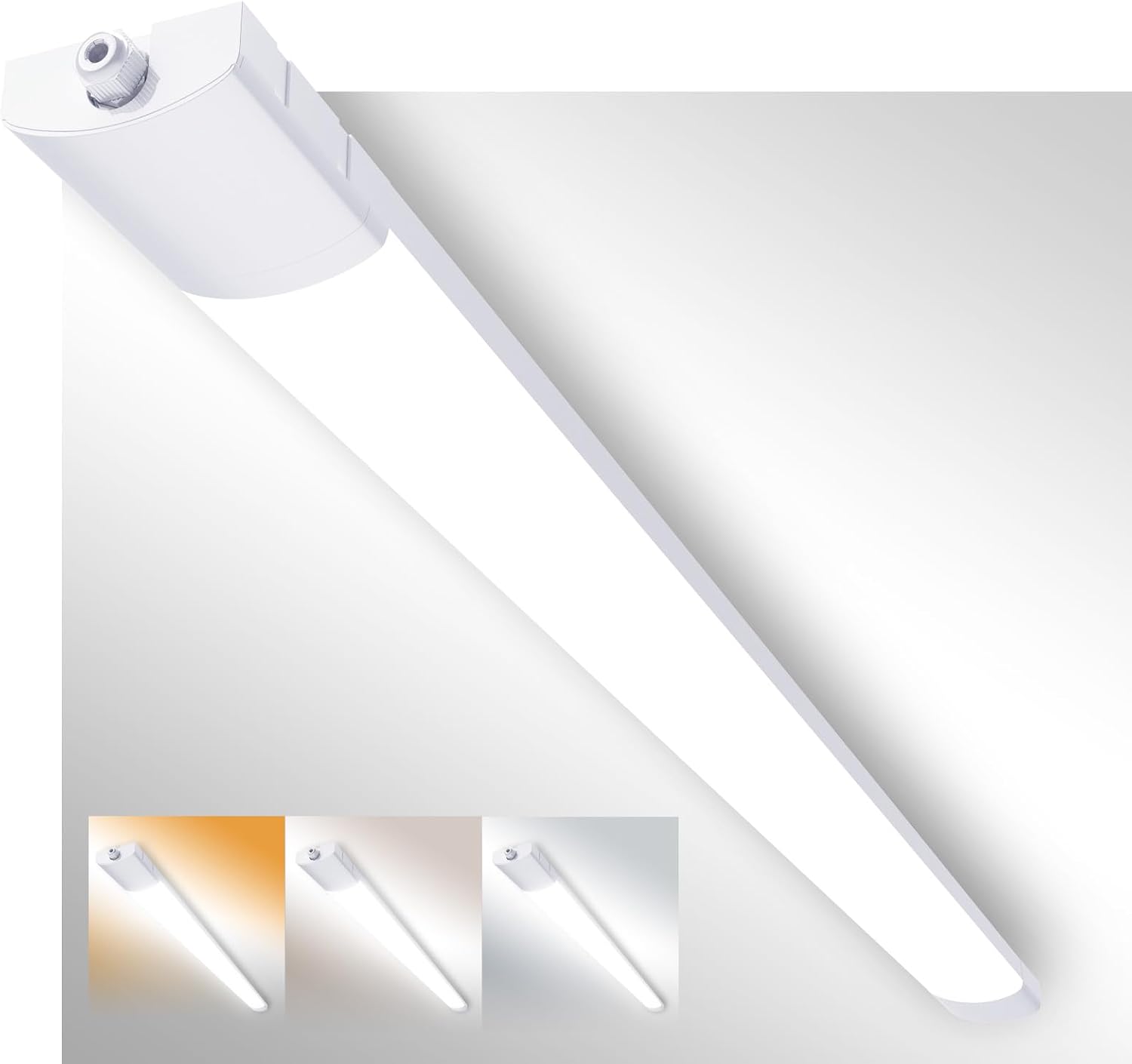 Detalle de Fynokst LED Feuchtraumleuchte 150 cm – IP65, 48 W, 5400 lm, 3 Farbtemperaturen