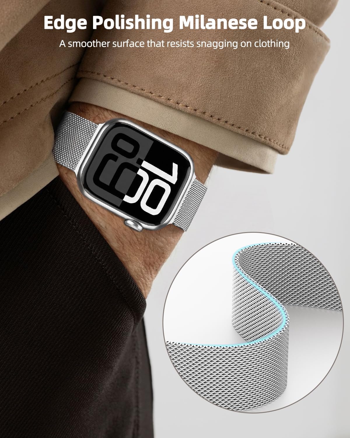 Detalle 2 de Higgs Strap Magnetic Metal Band 49mm