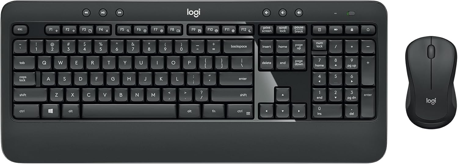 Detalle de Logitech MK540 Full Size Advanced Wireless Keyboard and Mouse Combo