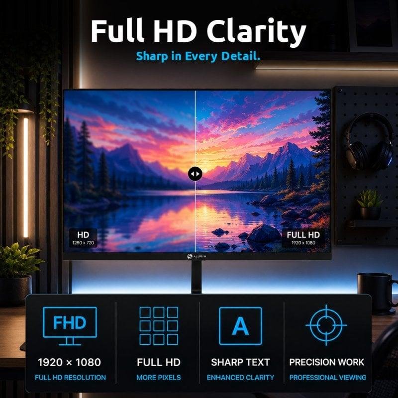 Thumbnail 1 de Monitor Alurin CoreVision 27" Full HD IPS 144 Hz 1 ms Adaptive Sync