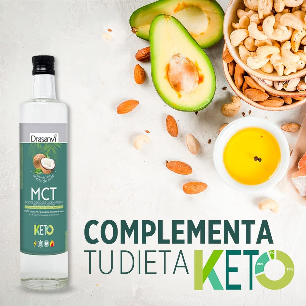 Thumbnail 5 de DRASANVI Aceite MCT Coco 🥥 Energía rápida y saciante, 1000 ml