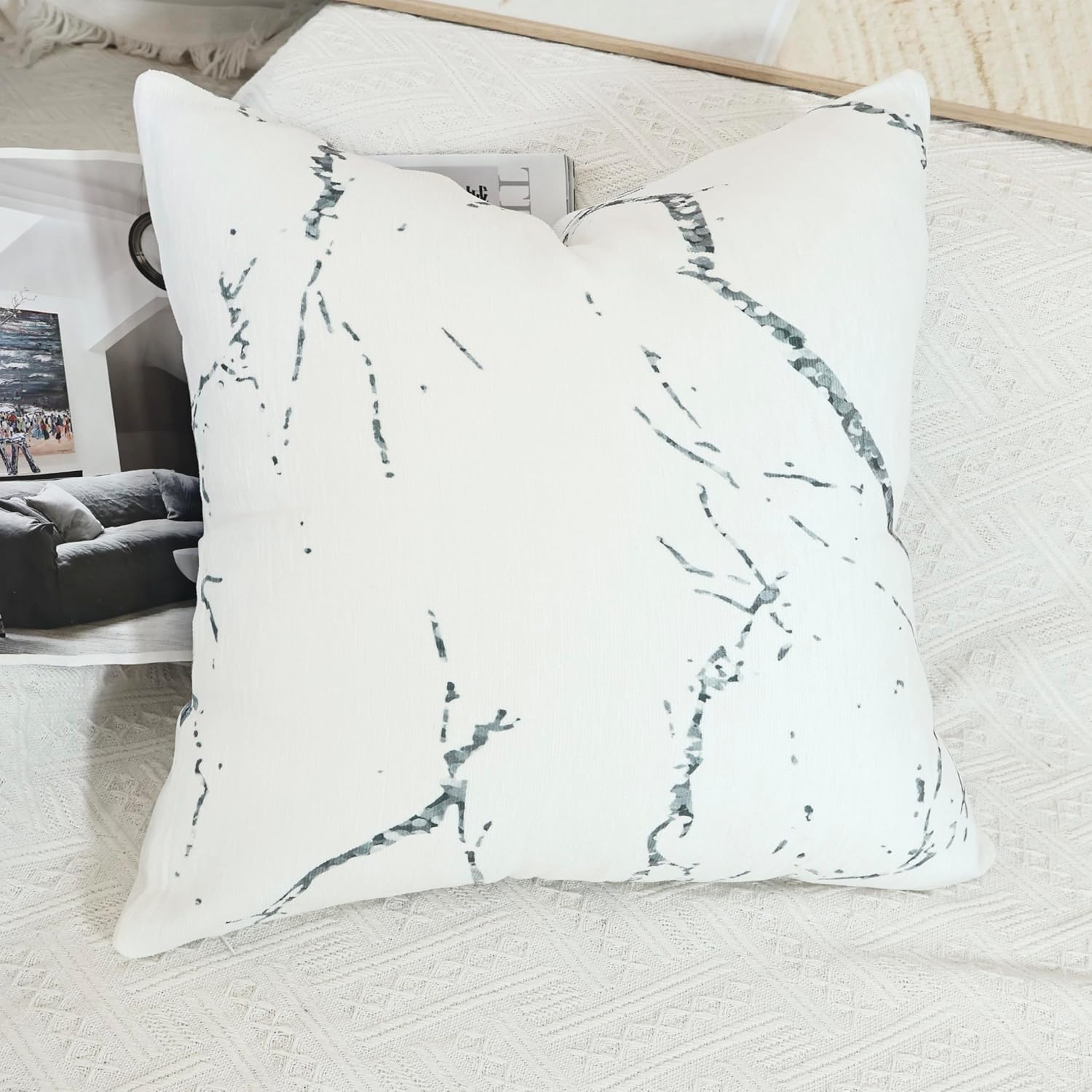 Thumbnail 6 de OYIMUA Chenille Cushion Covers 45 x 45 cm ๐