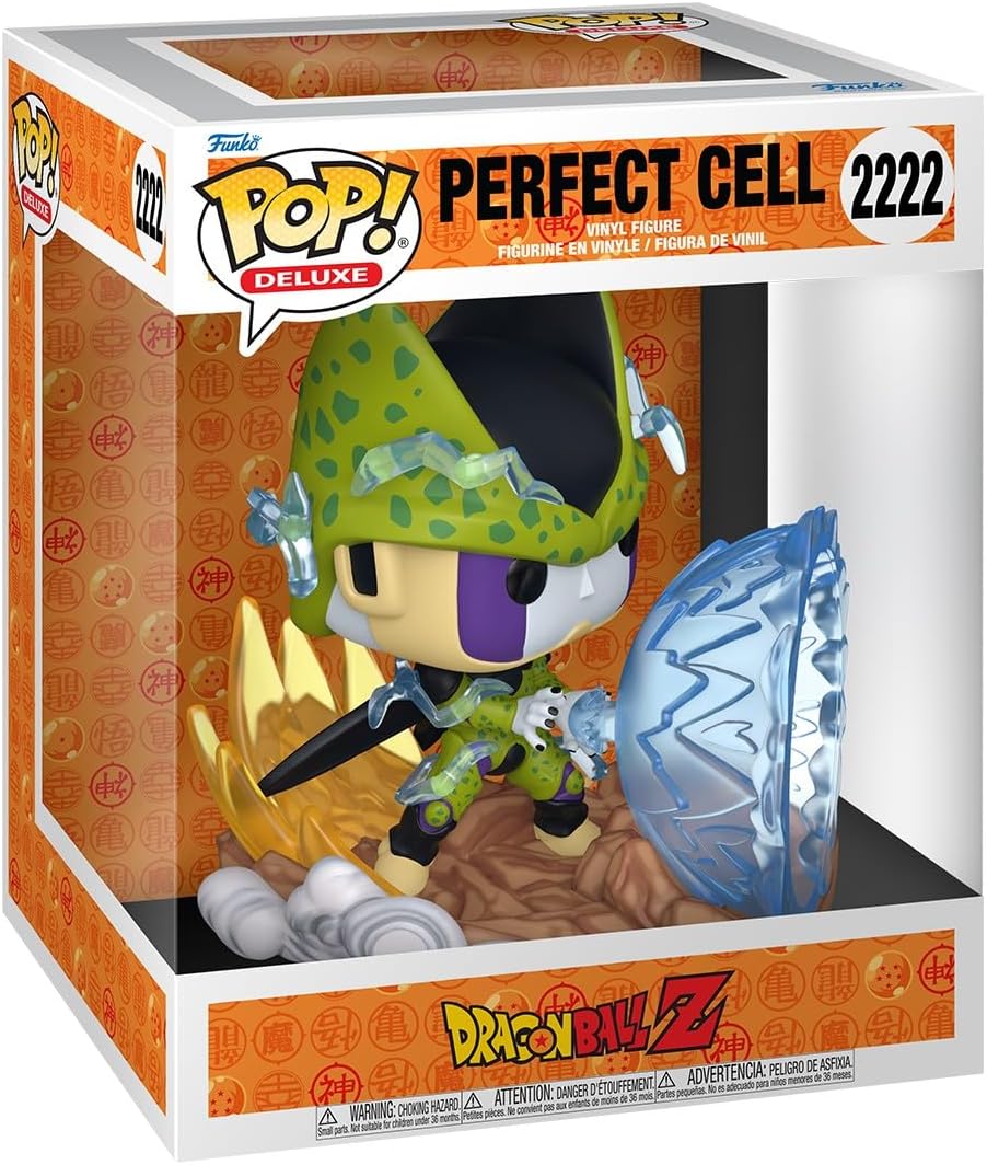 Detalle de Funko Pop! Deluxe 90593 Perfect Cell (Vs Gohan) – figurka winylowa Dragon Ball Z