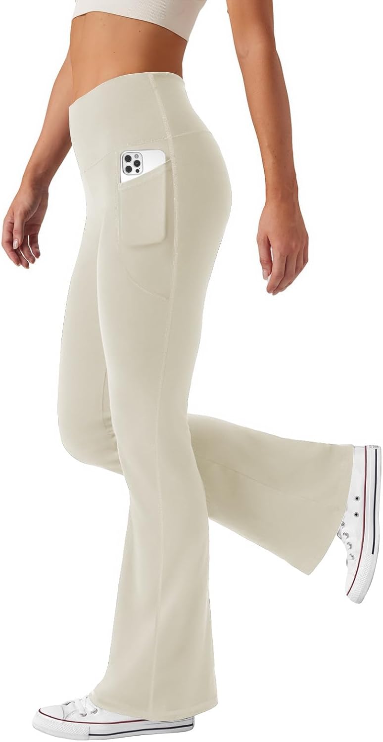 Thumbnail 1 de Glacspyg Yoga Pantalons femme taille haute avec poches – jogging casual stretch