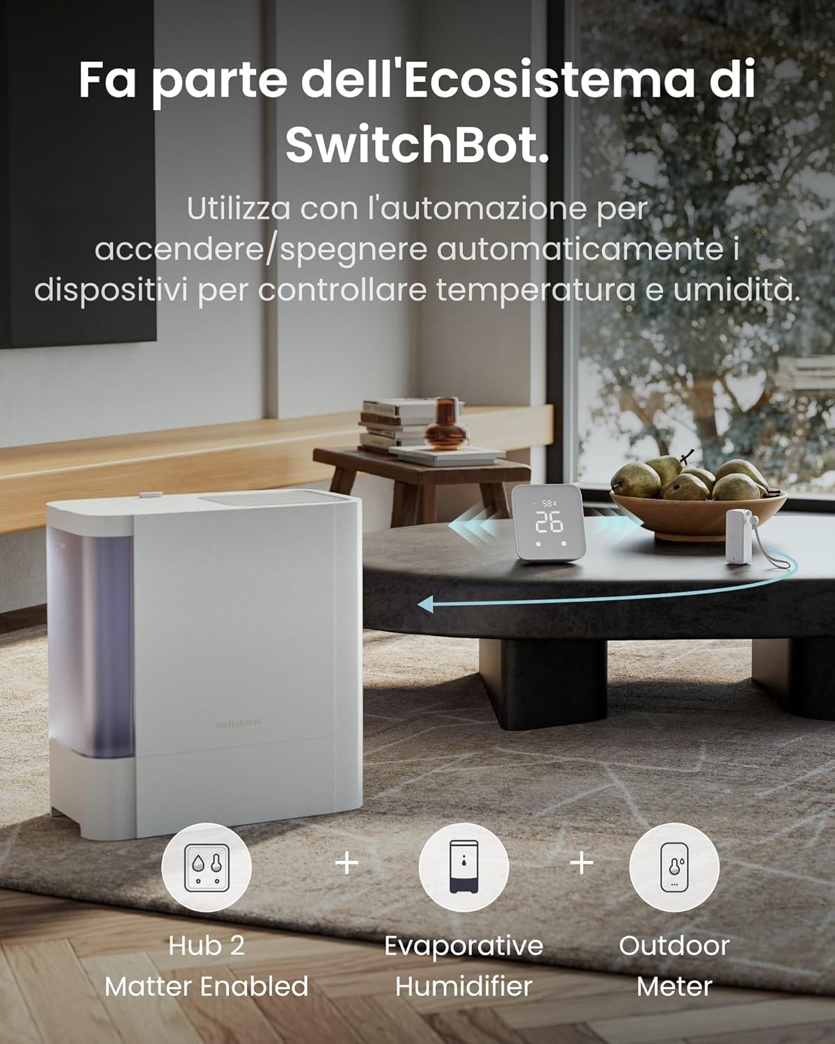 Thumbnail 5 de SwitchBot IP65 igrometro 2 pezzi 📟