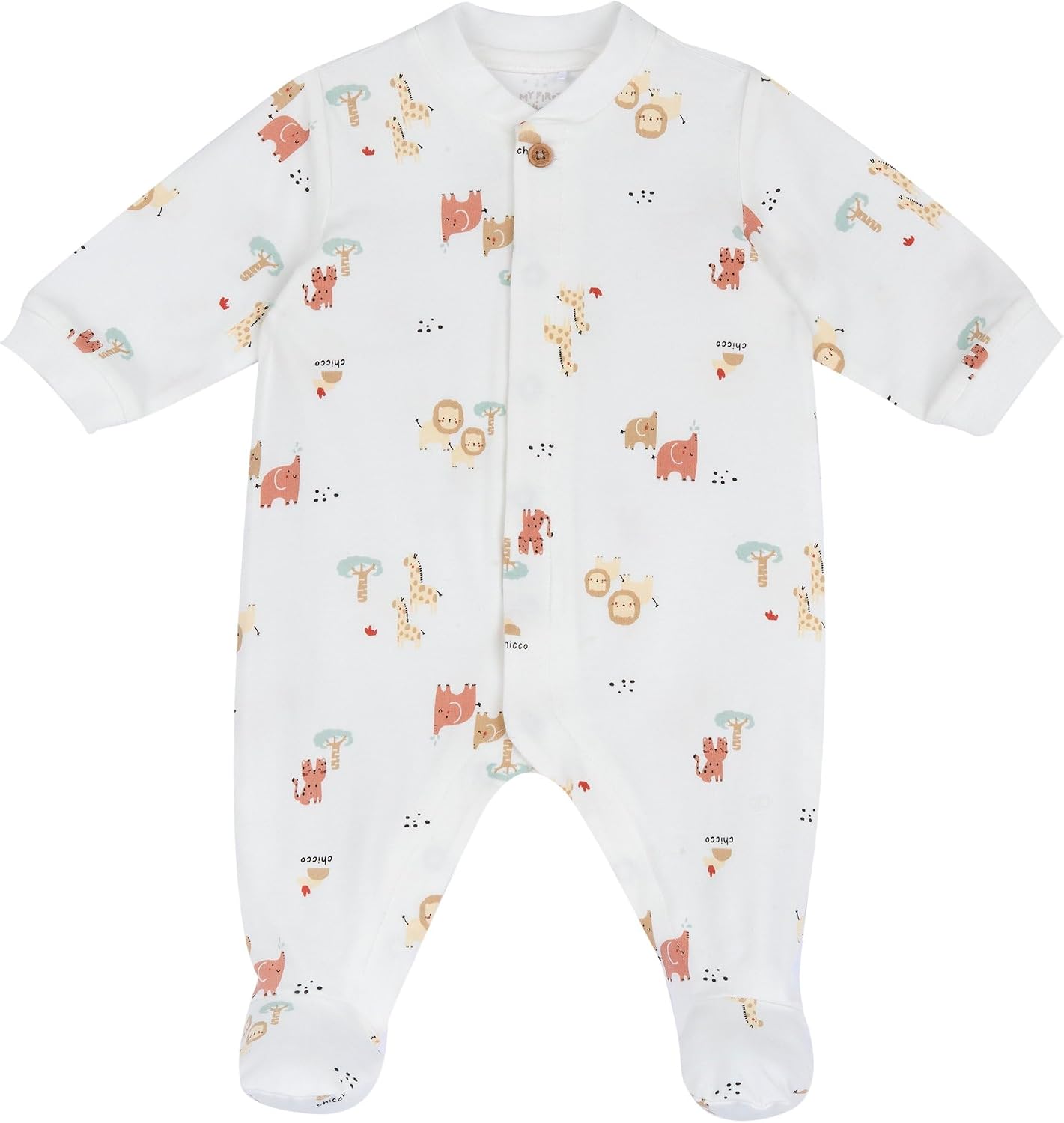 Thumbnail 5 de Tutina Neonato Chicco in Morbido Cotone con Apertura Frontale – Ideale per Primavera/Estate