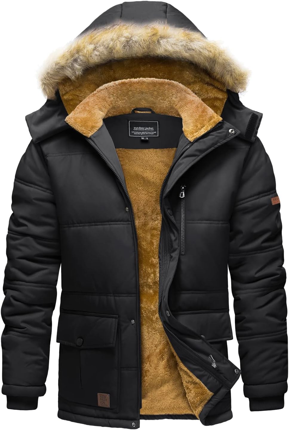 Detalle de TACVASEN Men's Winter Jacket