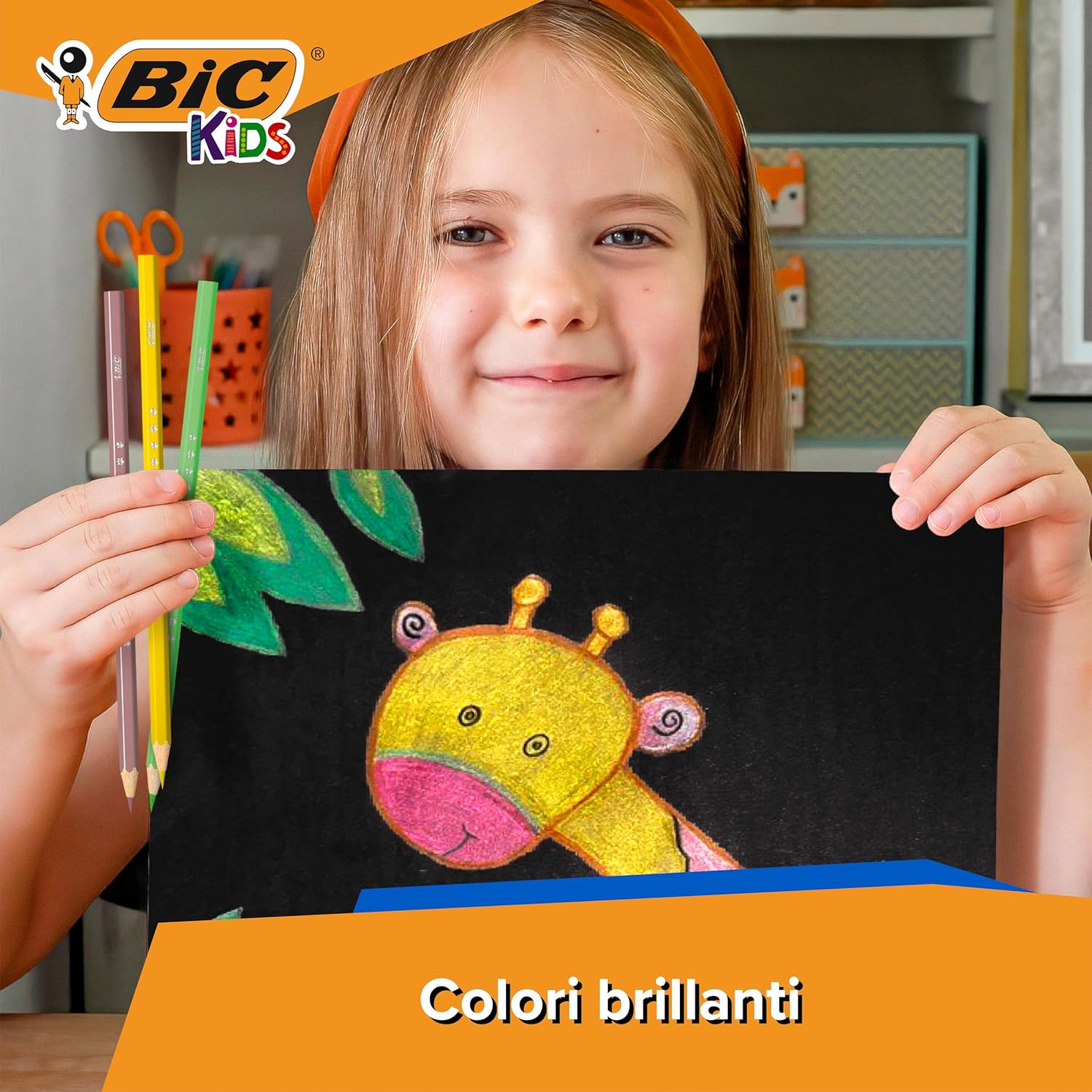 Thumbnail 1 de Matite per colorare BIC Kids Smooth 54 pezzi: legno proveniente da fonti responsabili, 54 tonalità per divertimento sicuro