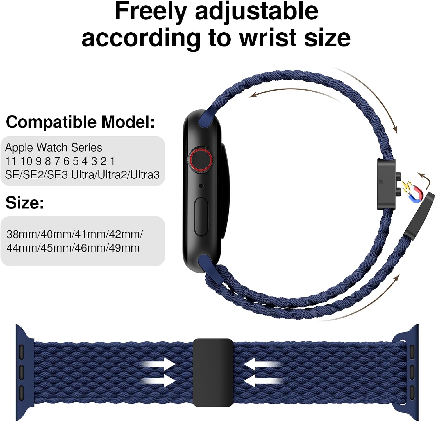 Thumbnail 1 de Braided Apple Watch Strap 40–49mm