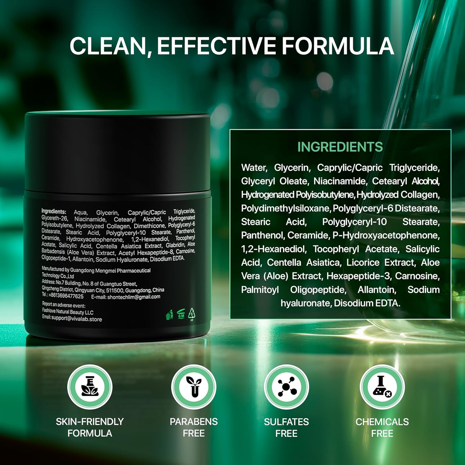 Detalle 2 de Viva Lab Mens Face Moisturizer 1.85oz