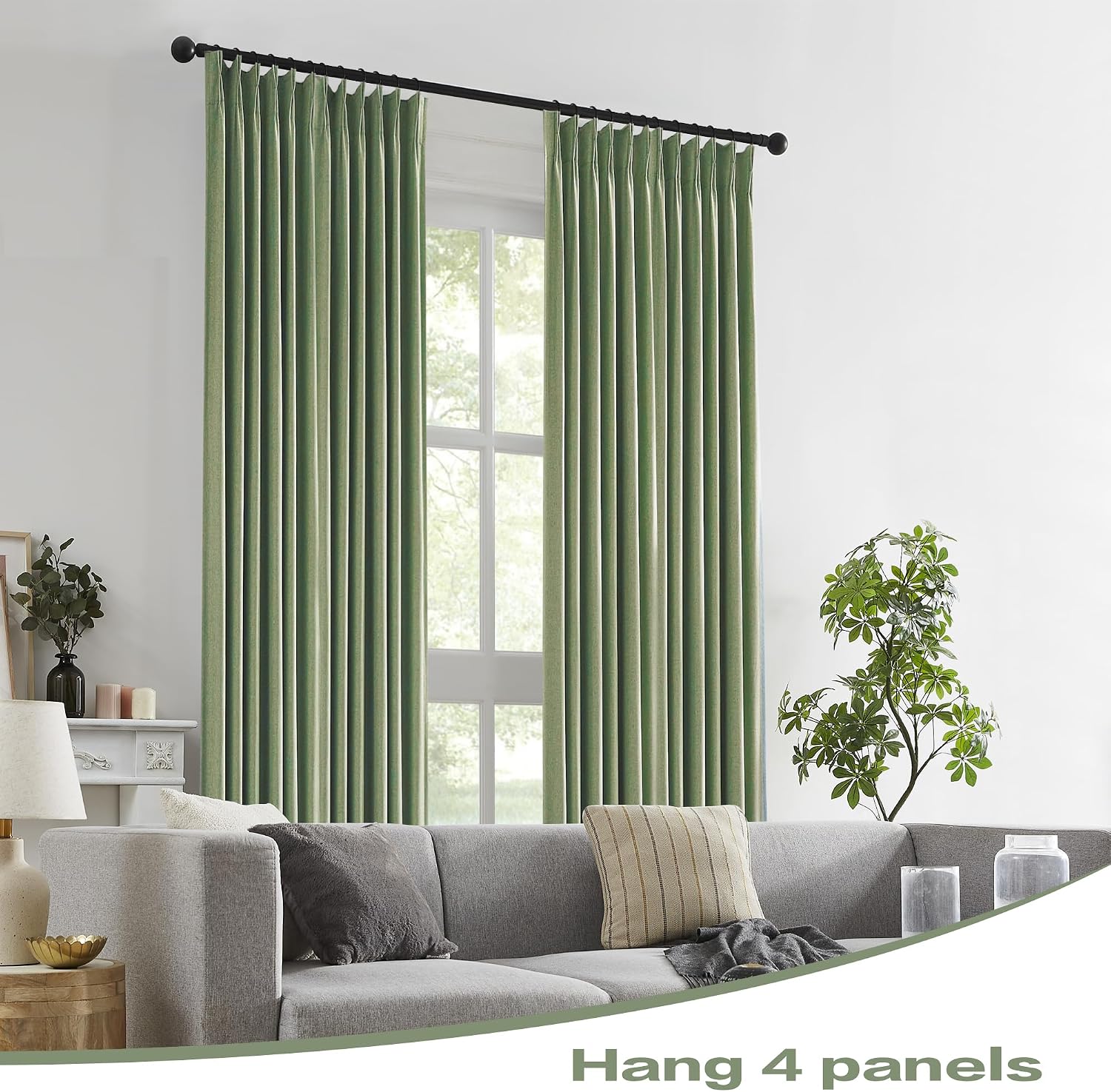 Detalle 2 de DUALIFE Blackout Curtains, 40 x 63 Inches