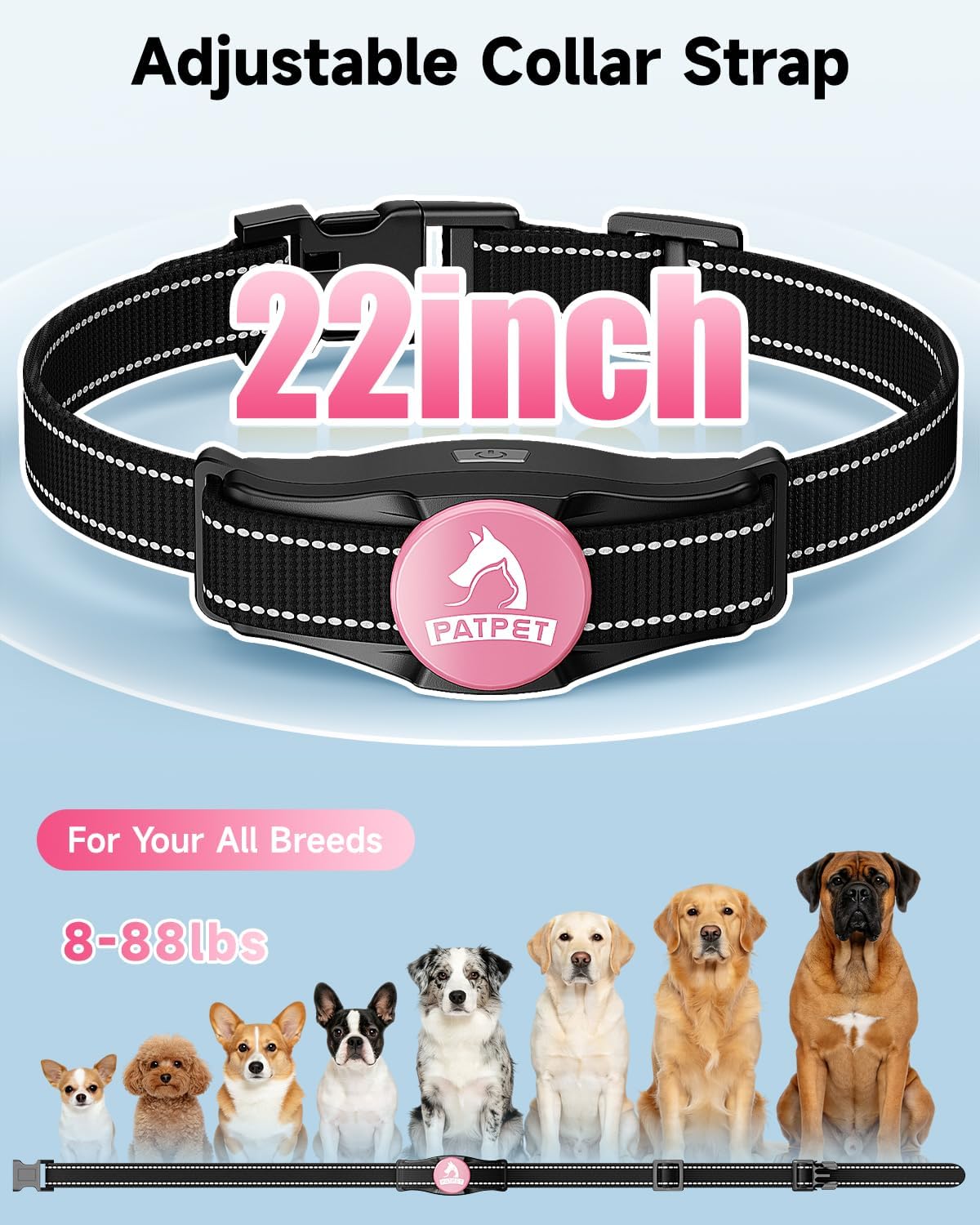 Detalle 1 de PATPET Dog Training Collar IPX7